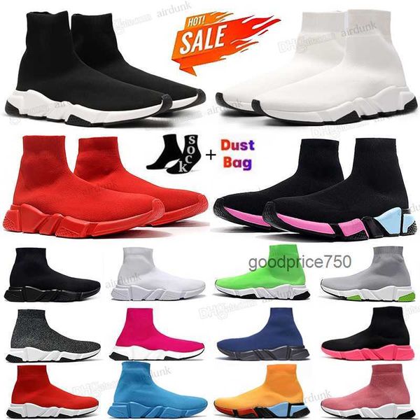 

speed trainer 1.0 designer sock shoes triple black white men womens casual socks boot speeds runner sneakers knit walking lace sports ankle