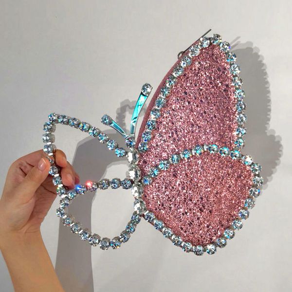 

evening bags 2023 luxury brand designer butterfly shape handbag s crystals great quality y2k party purse trendy 230317
