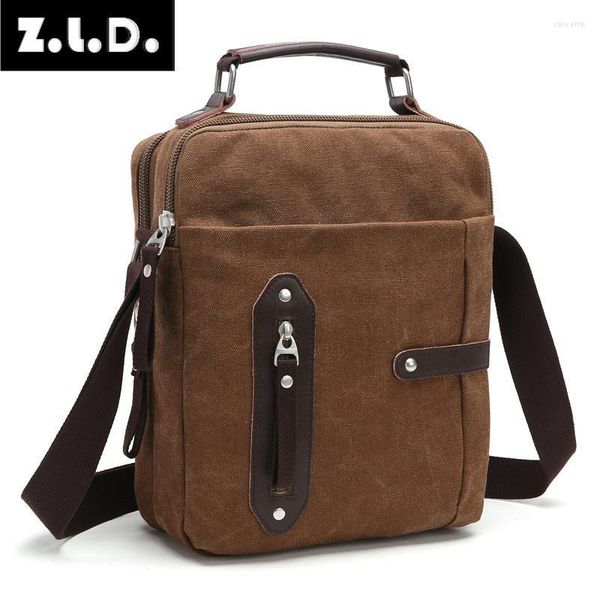 

bag product men's shoulder fashionable large capacity diagonal all-match casual handbag canvas small square men