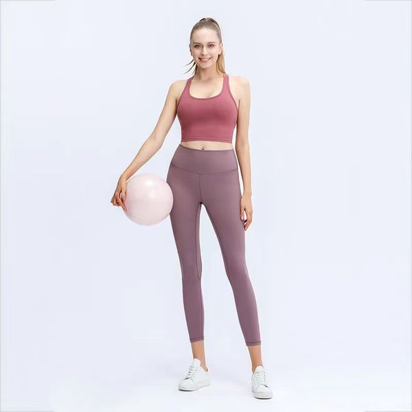 

womens workout leggings designers yoga lululemens pants waist 32 colors sports gym wear classic luxurys elastic fitness9i0b