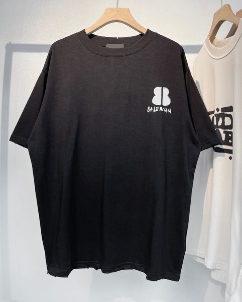 

men's plus tees & polos round neck embroidered and printed polar style summer wear with street pure cotton q11wd, Black;brown