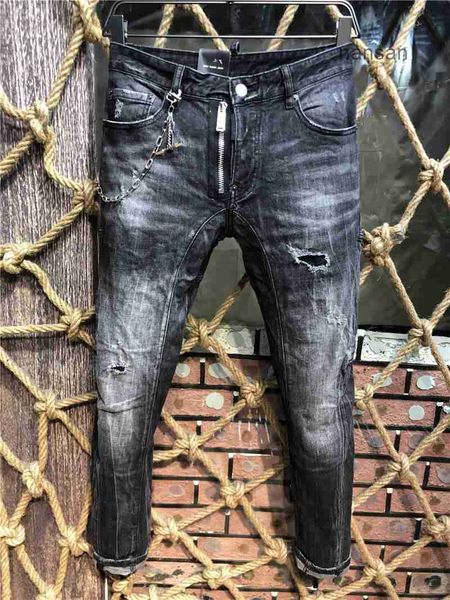 

new jeans biker 2 d2 designers men luxury denim dsq2 holes trousers pants dsquared2 dsquare jeans rock revival jea izv nyz 2 s lzg uif5, Blue