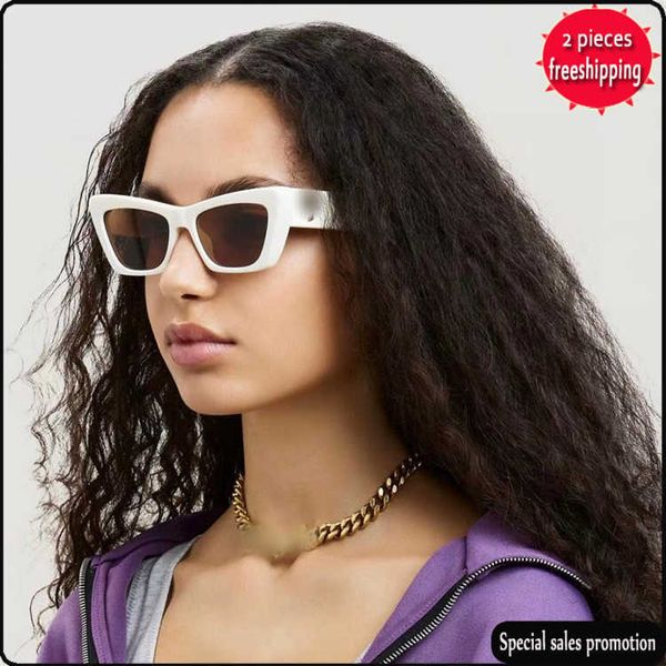 

brand design sunglasses 23 new fashion angels sunglass male cat eye palm hip hop style female, White;black