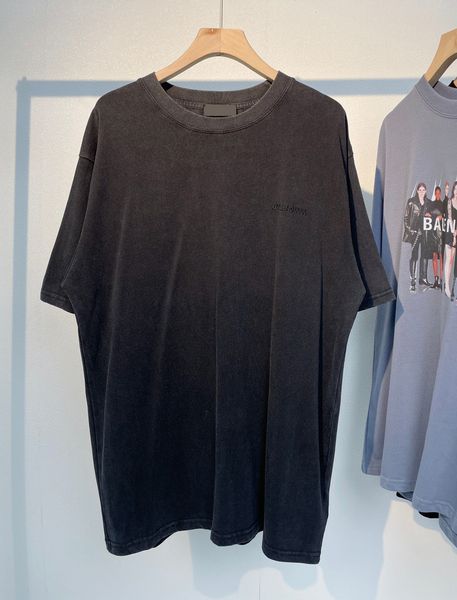 

men's plus tees & polos round neck embroidered and printed polar style summer wear with street pure cotto gxf3, Black;brown