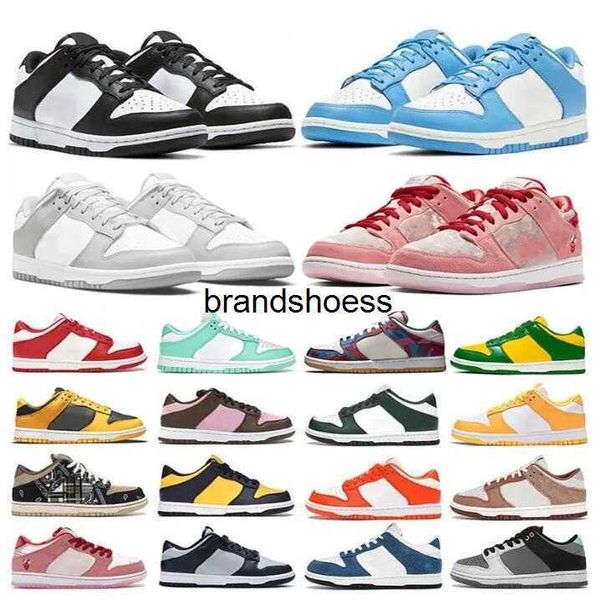 

designer casual shoes for men women low cut platform runner sneakers dunks black and white classic green kentucky chunky unc university red
