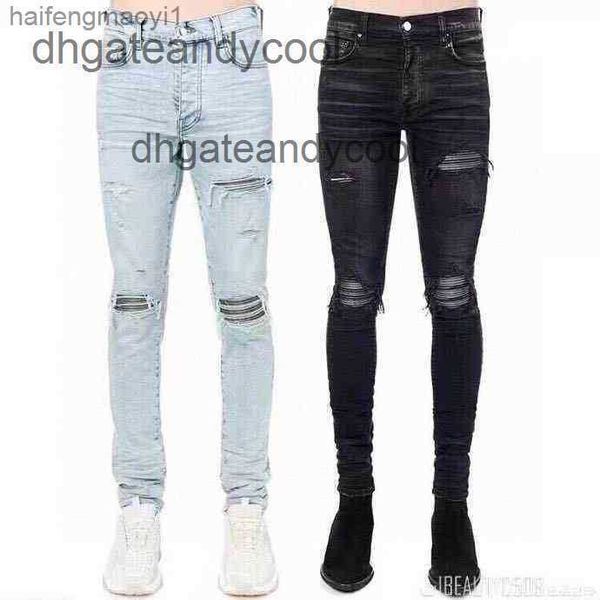 

jeans fabric jean pants designer jean amirs pantsy style cabling gradient bright special amiris mens holes bad blue fashion brand slp lhz3
