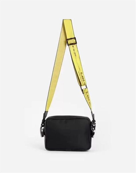 

brand mini men off yellow canvas belt high white shoulder bag camera bag waist bags multi purpose satchel shoulder bag messenger w5983124