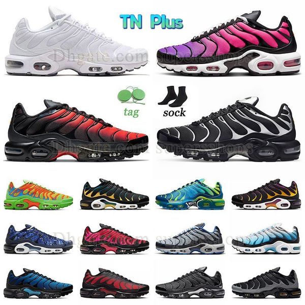 

designer original tn plus running shoes atlanta retro tns dusk triple white grey ice su mean green aqua blue men women sneakers black sliver