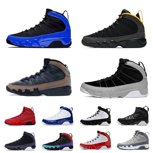

2023 racer blue 9 og men basketball shoes retro 9s fir red particle grey racer university blue gold bred patent anthracite light olive conco
