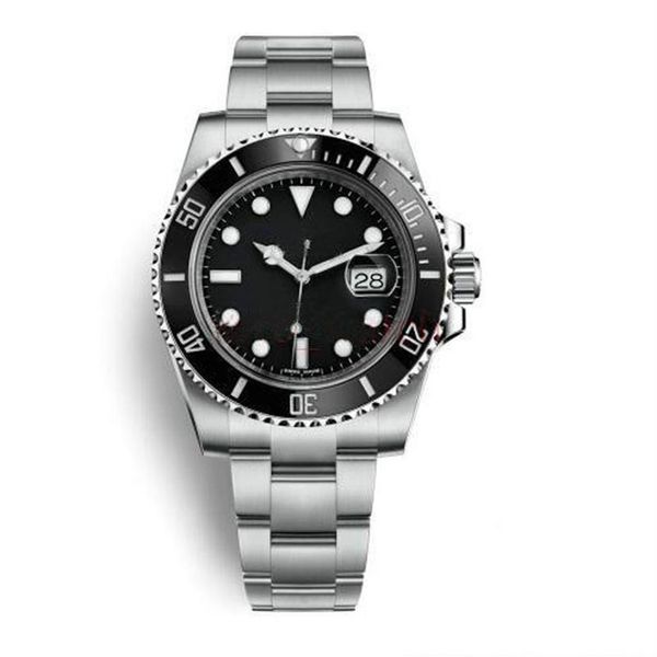 

2019 smooth second hand automatic watch mechanical watch ceramic bezel luminous stainless pointer steel solid strap wr253h, Slivery;brown