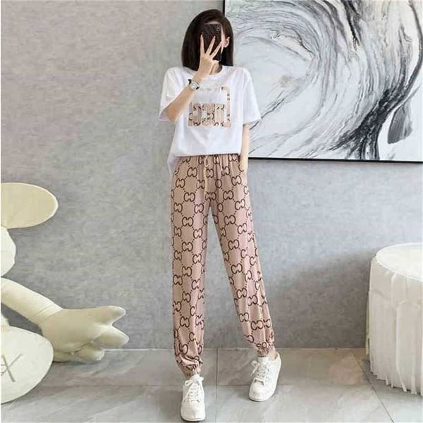 

80% off factory outlet online sleeved sportswear set women's new street explosion style loose casual two-piece, Black;gray
