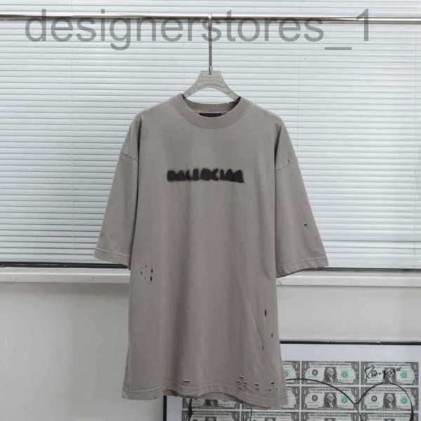 

designer 2022 sweatshirt sand summer new high grade cotton printing short sleeve round neck panel t-shirt oversize color black white 3lyd, White;black