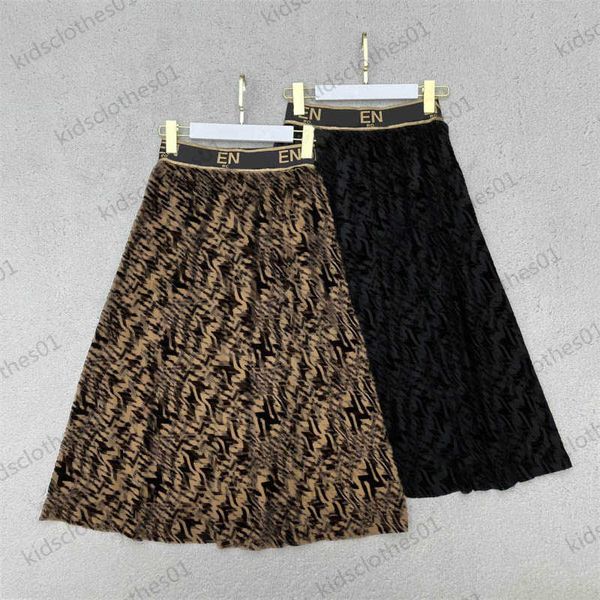 

womens skirts splicing letter webbing elastic waist slim skirt high waist jacquard design casual temperament skirts commuting style womens a, Black