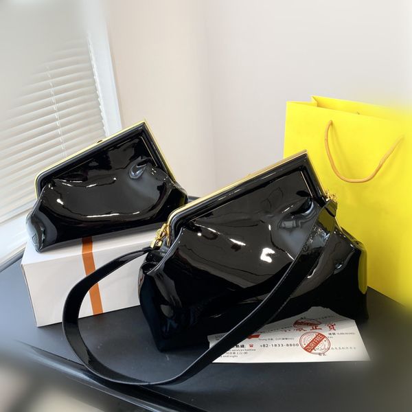 

bright lacquer leather women evening bags large handbags oversize letter crossbody candy colors shoulder purses