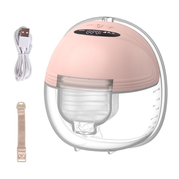 

breastpumps portable electric wearable for breastfeeding hands 3 modes 12 suction low noise with 24mm silicone flange 180ml 230317