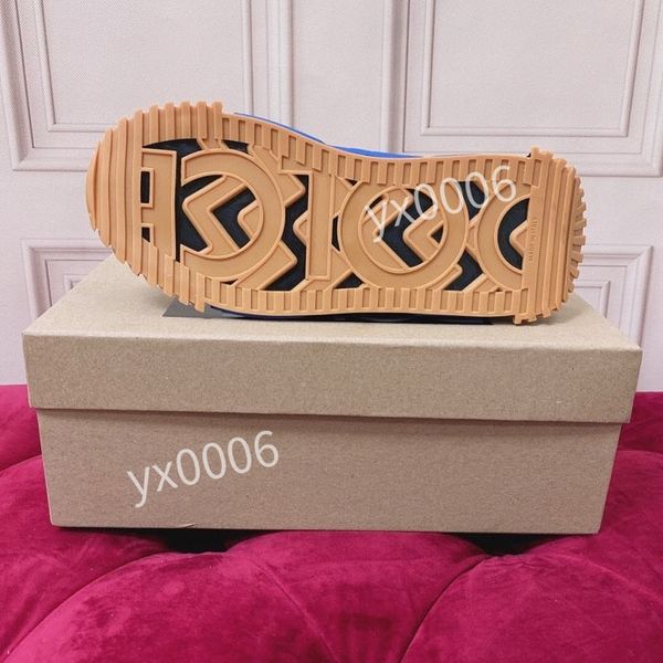 

2023new designer sneaker casual shoes men fashion mesh calfskin patchwork black white sneakers knit technical platform trainers