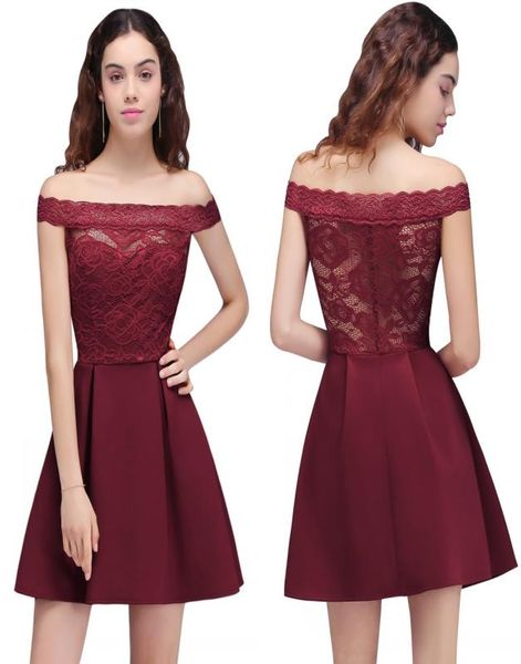 

vintage off shoulder short homecoming party dresses bateau neck aline retro prom dress mini women casual club wear cps6988209237, Blue;pink