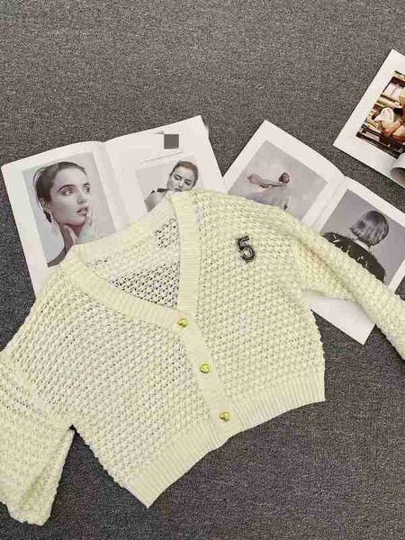 

women's knits & tees designer french style lazy v-neck knitted cardigan design sense small cutout fashion westernized casual spring kvc, White