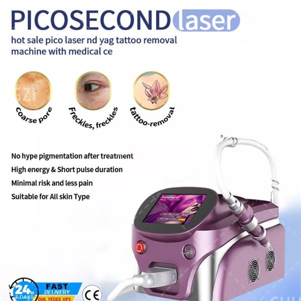 

picosecond laser machine beauty items 2000w q switch nd yag laser 1064nm 532nm removal freckle pigment spot dark mole tattoo acne skin, Black