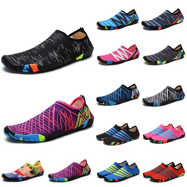

quick dry aqua shoes plus sand size nonslip sneakers yellow white blue pink red orange women men water shoes breathable footwear light surfi