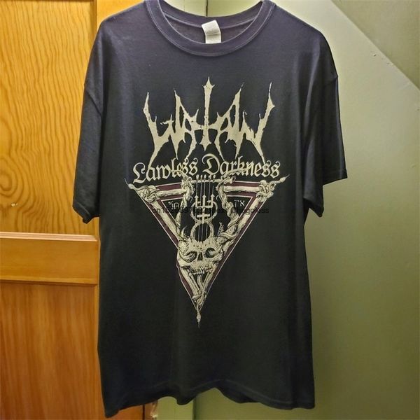 

mens tshirts watain lawless darkness t shirt 230317, White;black