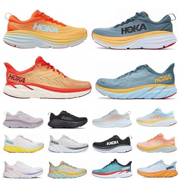 

2023hoka shoes running hokas shoes carbon x2 outdoor men women hoka bondi 8 lightweight cushioning long distance runner shoe mens womens lif