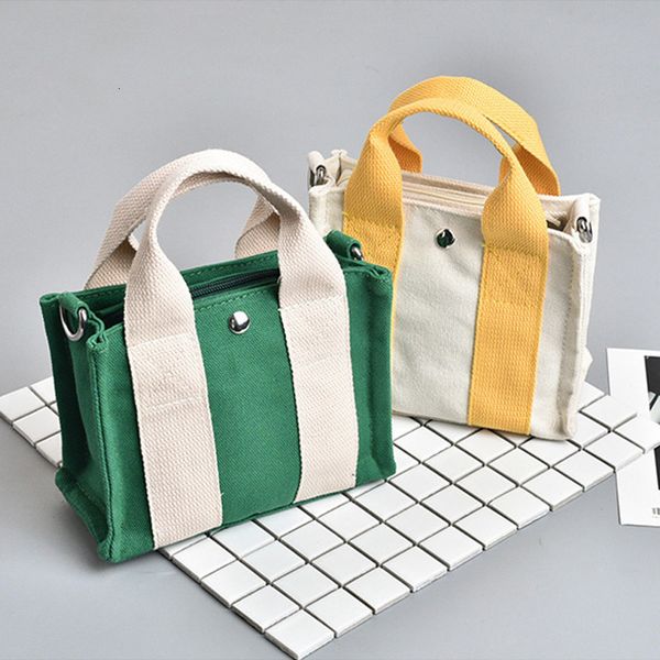 

evening bags dual purpose canvas square contrast color one shoulder crossbody handbag soft little 230320