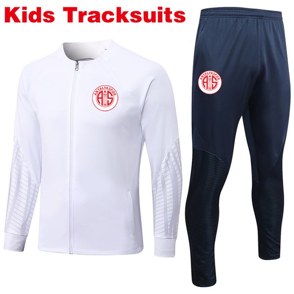 

2023 antalyaspor kids mens tracksuits boys soccer tracksuit sportswear sets sports sweatershirts sweatpants children football training cloth, Gray