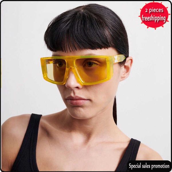 

brand design sunglasses 23 new off sunglass men's ow box same white women's fashion oeri004 uv400 high quality, White;black