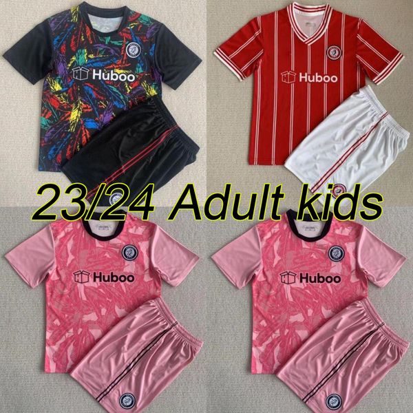 

2023 2024 bristol city soccer jerseys fc paterson wells semenyo martin weimann home red football shirts mawson kalas massengo 23/24 away bla, Black