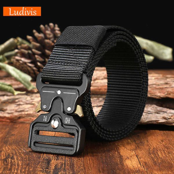 

belts male tactical military canvas belt outdoor tactical belt men's military nylon belts army ceinture hom 125-140long big size belt w, Black;brown
