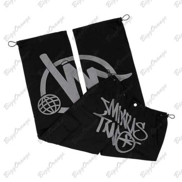 

mens pants y2k cargo pant overalls men fashion casual hip hop punk harajuku gothic baggy wide leg black pants trousers streetwear 230320