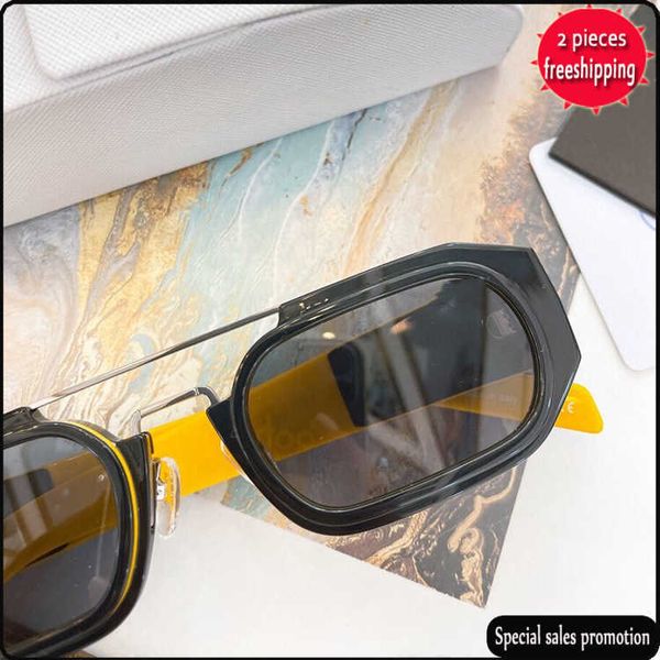 

brand design vintage sunglasses women p family 2023 new sunglass women's net red same personalized plate small box sunglass spr01w uv40, White;black