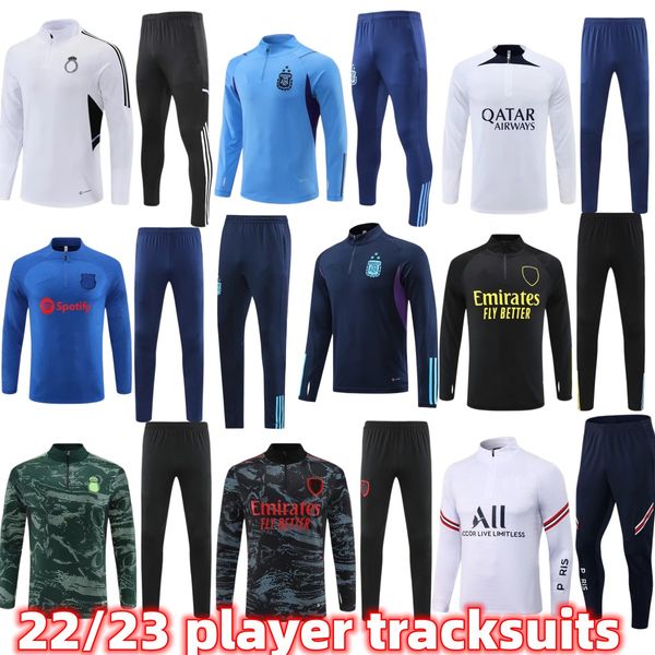

soccer jersey 22 23 argentina tracksuits training maillot benzema al-nassr fc parisians athletic wear soccer football jerseys mbappe mens an, Black