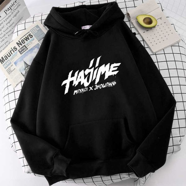 

men's hoodies hoodies for men anime hajime miyagi andy panda print sweatsh, Black