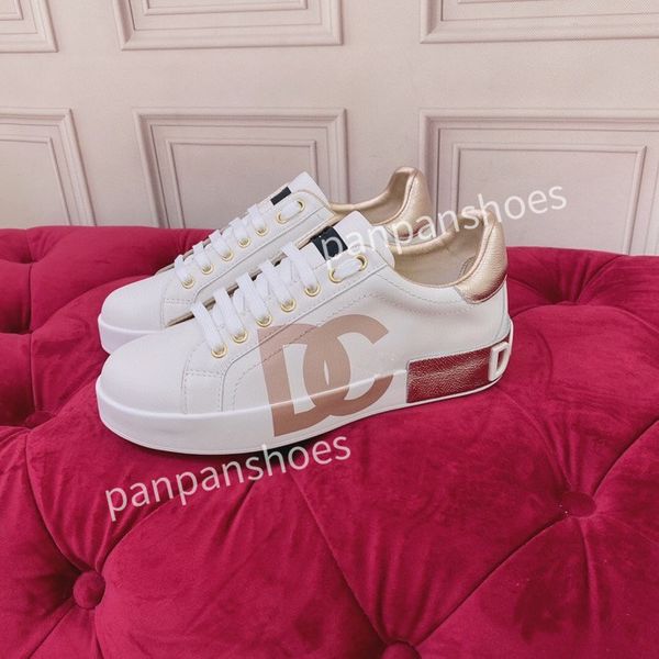 

2023new women travel leather lace-up sneaker cowhide fashion lady flat designer running trainers letters woman shoe platform men gym sneaker, Black