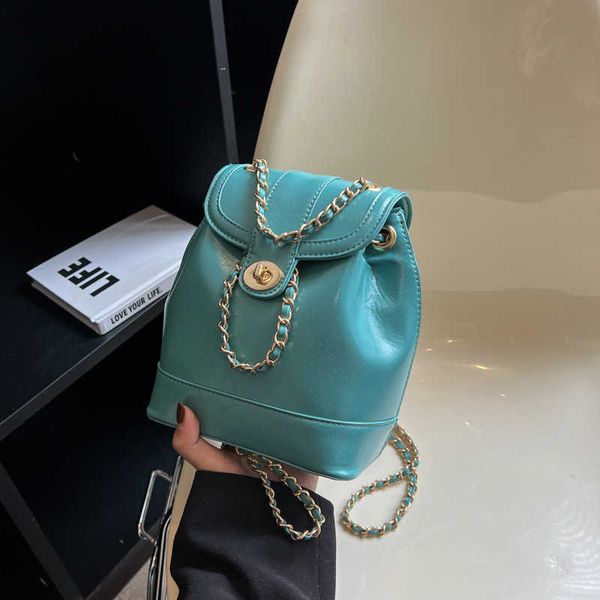 

chain backpack new girls' travel small backpack fashion small fragrant wind shoulder bag