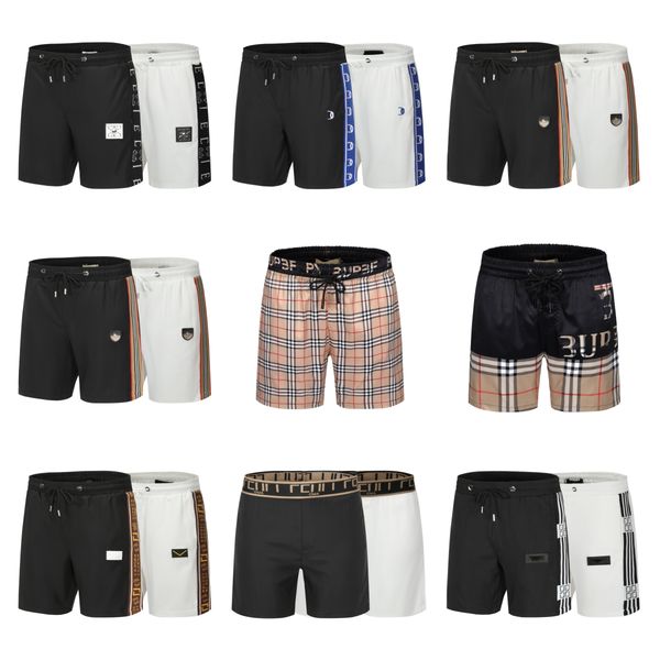 

men's shorts 2023 summer fashion mens designers shorts quick drying swimwear printing board beach pants men swim short asian size m-3xl, White;black