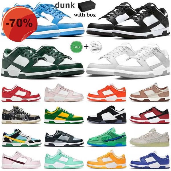 

shoes sneakers trainers sports dunked mens shoe white black unc pn dust green apple sail grey fog 2022 men women syracuse michigan