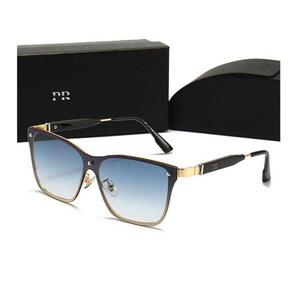 

designer sunglasses prad sunglass luxury mens women's sunglasses branded channel sunglass side logo fashion uv resistant cat eye glasse, White;black