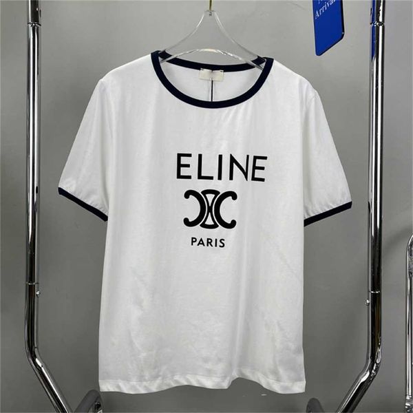 

80% off factory outlet online spring and summer new printed round neck thin women's t-shirt bottom shirt top, White