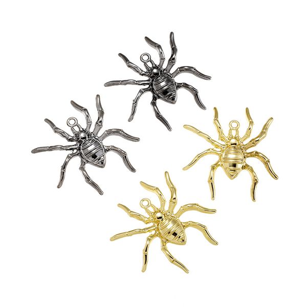 

100pcs alloy spider charms pendants for handmade jewelry accessories making 27x34mm, Bronze;silver