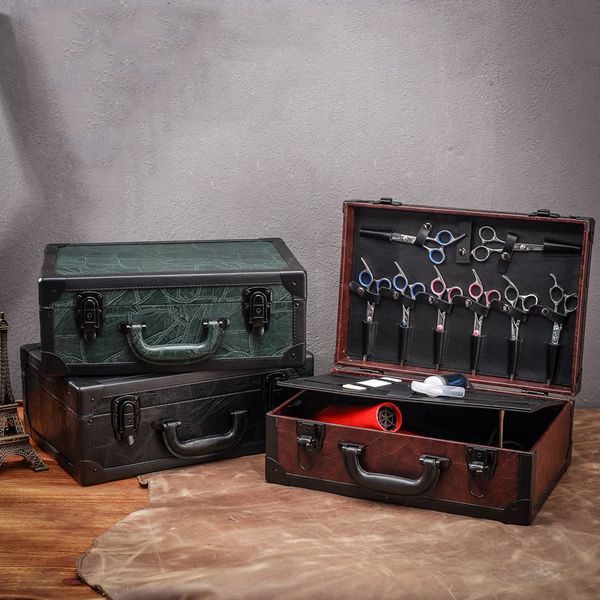 

suitcases hairdresser hairdressing toolbox barber suitcase scissors hair dryer storage box toolkit 230317