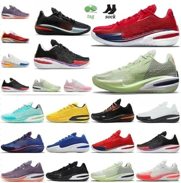 

designer zoom g.t cut mens basketball shoes gt crimson green white black laser void purple fusion red usa violet bright crimson team univers