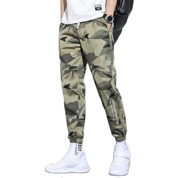 

mens pants camouflage hip hop cargo pants men jogging jogger sports pants korean fashion male harajuku trousers fashion 5xl 230320, Black