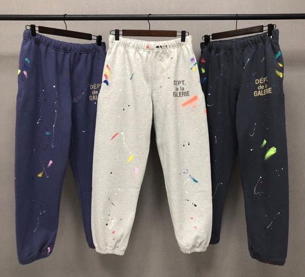 

correct version gary dept splash paint pants casual sports pants men039s and women039s same style meichaogao street xym5934080, Black