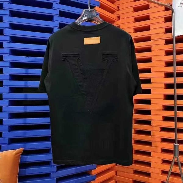 

luxury tees designer t shirt men women sweatshirt embroidery short sleeve tshirts round neck pullover polo shirt fashion oversize tshirt lov, White;black