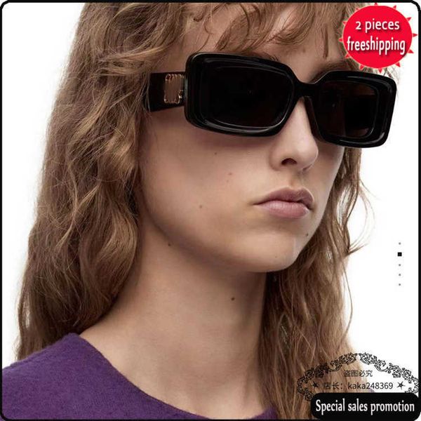 

brand design sunglasses luo yijiafeng fashion sunglass female star same style box male lw40104 uv400 high quality, White;black