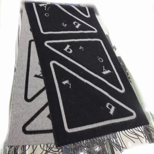 

scarves stripes printed pattern scarf luxury brand basic versatile selected cashmere fabric fall and winter long warmth and cold, Blue;gray