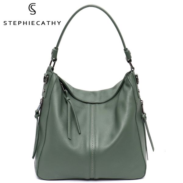 

evening bags sc real cow leather slouchy shape hobo bag wide strap handle over shoulder crossbody for work daily life big capacity soft 2303